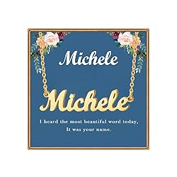 Ldurian Custom Name Necklace | Michele Name Pendant