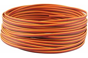 OliYin 50 feet 22AWG Servo Extension Cable Wire Extended Wiring 60 Cores Cord Lead for RC Helicopter Drone Cars DIY Accessories