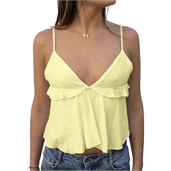 Black Button Ditsy Floral Print Sleeveless Tank Top | - USD 31.98