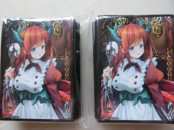 Amazon コミケ 星夢亭 遊戯王 ドラゴンメイド ティルル スリーブ 2個セット 0728 トレカ 通販