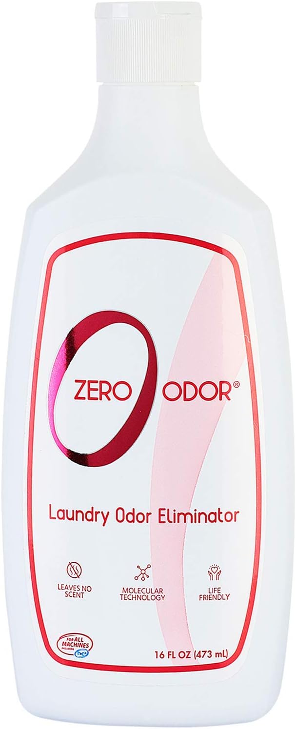 Laundry Odor Eliminator and Deodorizer - Detergent Additive - Permanently Removes Odor from Pet Bedding, Sweaty Clothes, Fabrics, Towels, Uniforms, Jerseys, Shoes etc.- by Zero Odor 16 Ounces(3-Pack): Arts, Crafts & Sewing