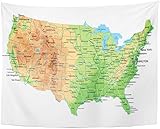 Emvency Tapestry Artwork Wall Hanging High Detailed