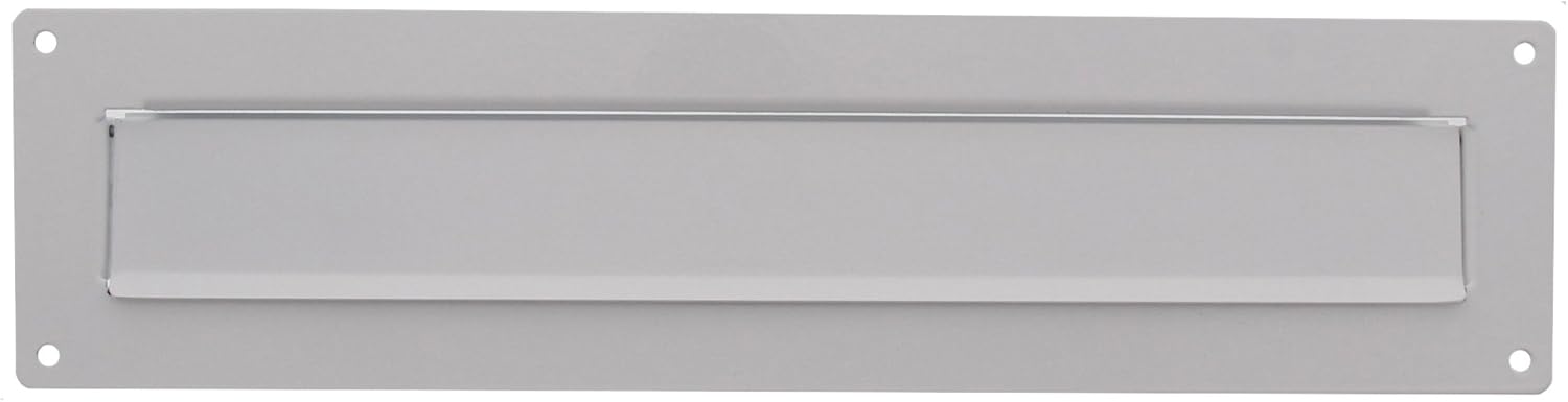 BURG-WÄCHTER, Letter Slot with Nameplate, Stainless Steel, Porta 797 W, White