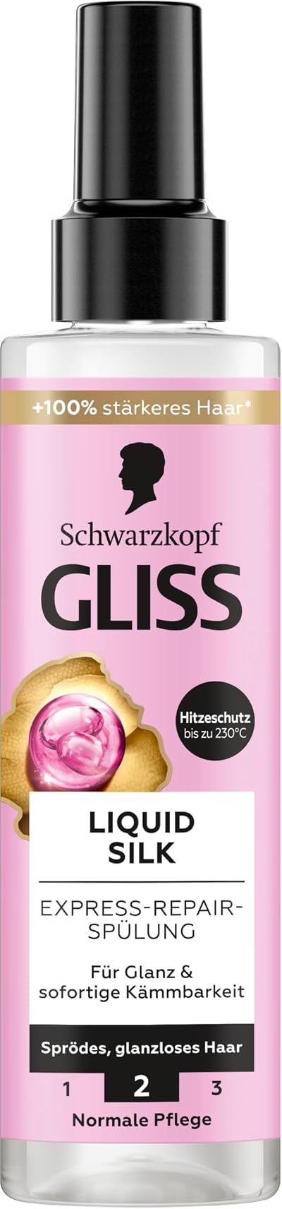 Gliss Kur Gliss Express Repair Liquid Silk Conditioner 200 ml - Heat Protection