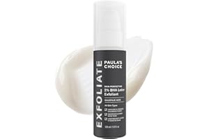 Paula's Choice SKIN PERFECTING 2% BHA Exfoliant Lotion, Salicylic Acid Exfoliant-Facial Exfoliator for Enlarged Pores, Wrinkles & Fine Lines, Suitable for Blackhead-Prone Skin, Fragrance-Free, 3.3 Oz.
