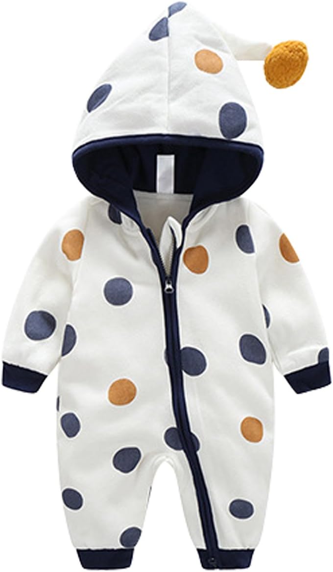Bebone Baby Clothes Newborn Outfits Boys Girls Jumpsuit (Blue2, 9-12 Months)