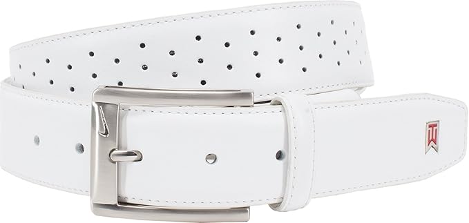 tiger woods white belt