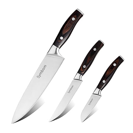 Symbom Messerset Kochmesser Set Küchen Messer Set-3 Satz von Chef Messer Kochmesser Schälmesser