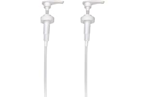 Pump Dispenser for 1 Gallon bottles, 5cc Dispensed per Pump, 17 inch tube cut to size, 38/400 Neck size (2 Pack)