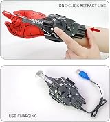 LPLKON Spider Web Shooters Launcher Toy, 8ft Rope Action, Kids Cosplay Gadget view 3