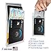Waterproof Plastic Name Tags ID Card Holder Cord Lanyards for Kids Name Labels, School, Camp, Field Trip, Business Event, Conference Badges Holder, Name Tag with Lanyard (60, Royal Blue Vertical)