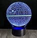 3D LED Night Light Lamps, 3D Optical Illusion 7 Colors Touch Table Desk Visual Lamp Gifts Toys for Children Kids