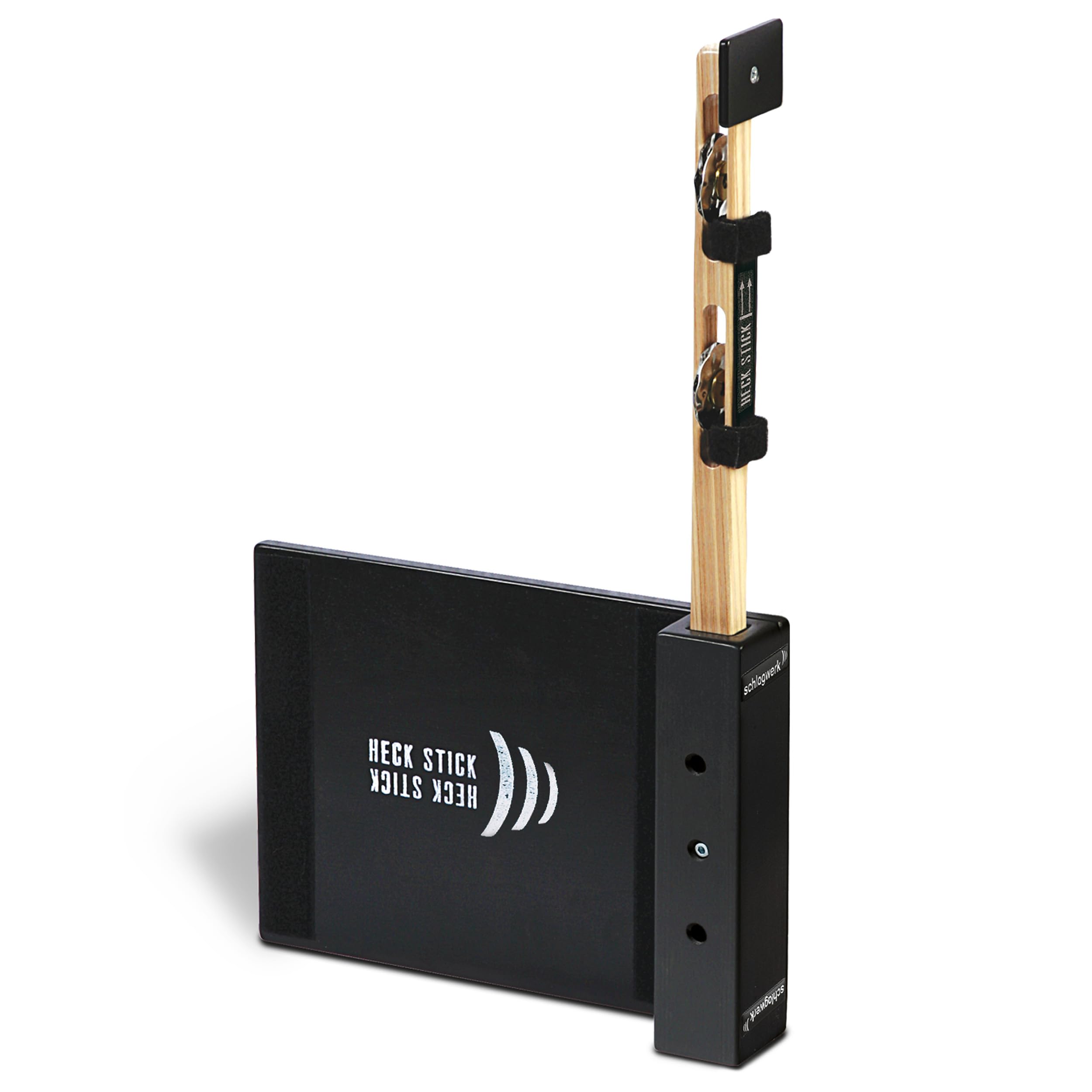 Special jingle stick with mounting plate