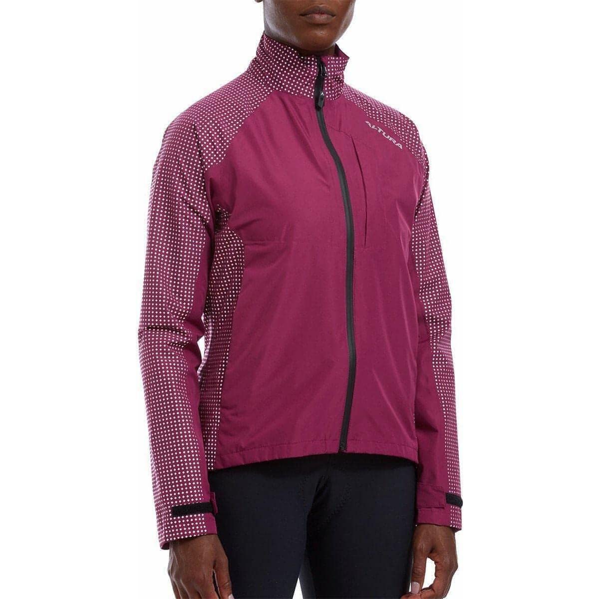 Altura Nightvision Storm Women's Waterproof Cycling Jacket with Reflective Technology - Pink - UK Size 12