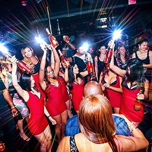 image for Creativ Party Supplies LED Strobe Baton Bottle Service Sparkler for VI