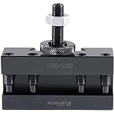 Accusize BXA Boring Turning and Facing Holder, 5/8 in Tool Bit | V-Groove Holder for BXA Posts, Fits 1/4 in to 5/8 in Tool Bits, 1/2 in Shank, Steel, Boring Bar Not Included, 0250-0202