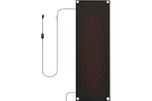 mestyl Heated Snow Melting Mats Outdoor, 20 x 60 Inch Heated Outdoor Mats, Snow and Ice Melting Mats No-Slip Winter Outdoor Heated Mats for Walkway, Sidewalks, Driveway, Stair, Steps, Decks