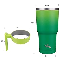 Konokyo 30 oz Tumbler with Handle and 2 Straw 2