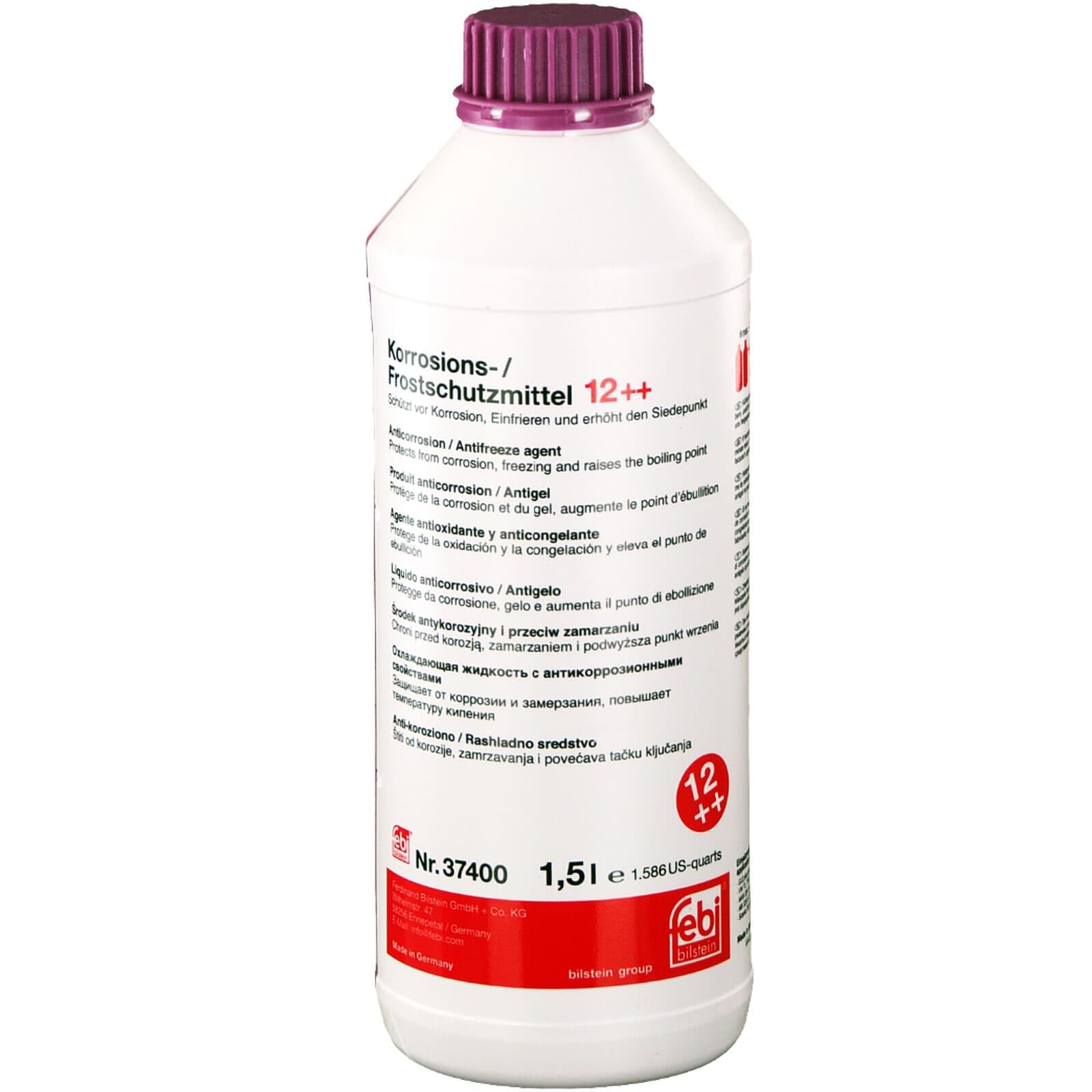 febi bilstein 37400 Coolant G12++, pack of one