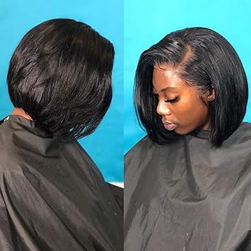 Amazon Com Brazilian Virgin Straight Hair Lace Front Wig