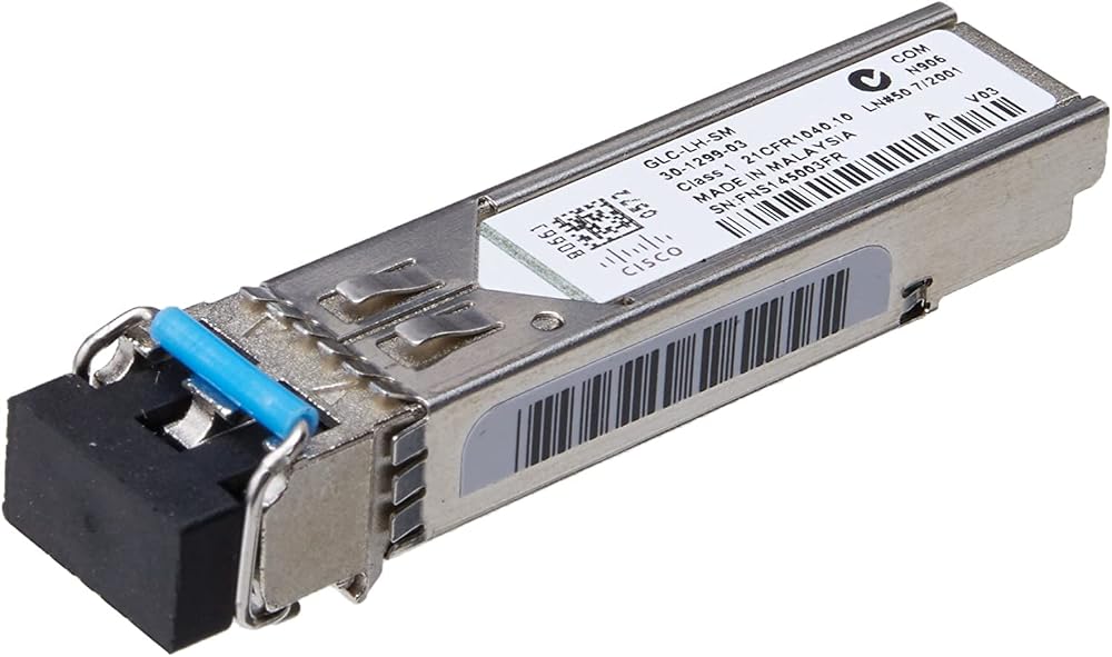 Cisco GLC-LH-SMD 1000BASE-LX/LH SFP Module Hot-Swappable Gigabit Ethernet