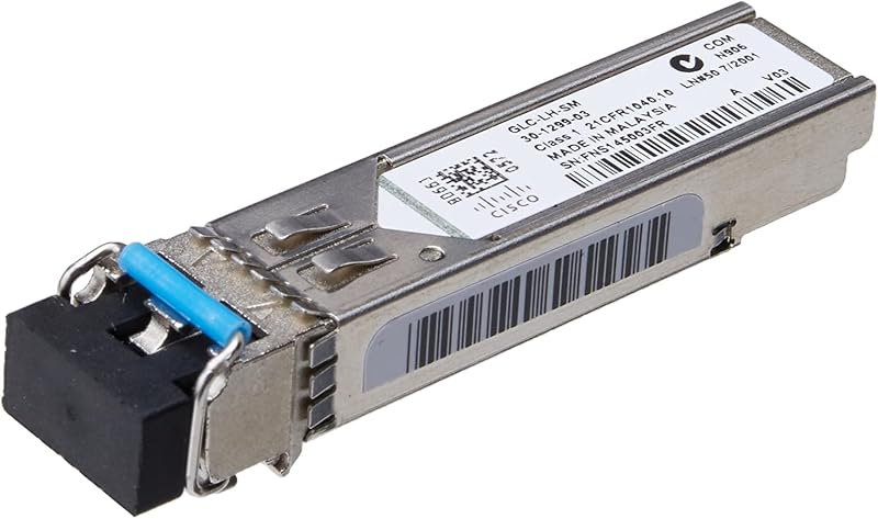 Cisco GLC-LH-SMD 1000BASE-LX/LH SFP Module Hot-Swappable Gigabit Ethernet