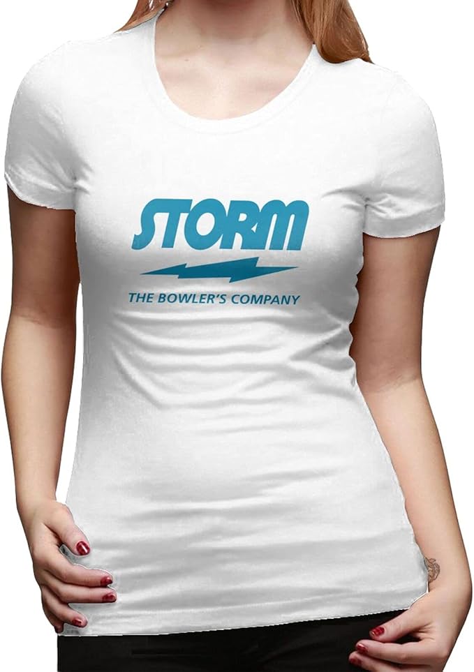 Storm Bowling Womens Cotton T ShortSleeved Soft Short Sleeve Tops Crewneck at Amazon Women’s