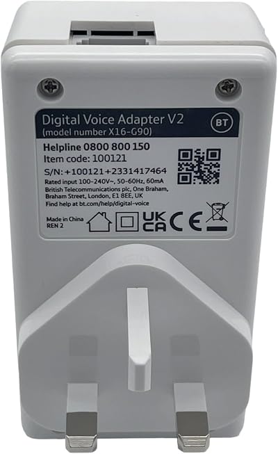 BT Digital Voice Adapter Phone Range Extender for BT EE Digital Voice Service