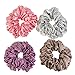 12 Hair Scrunchies Bobbles Bands Holders Set
