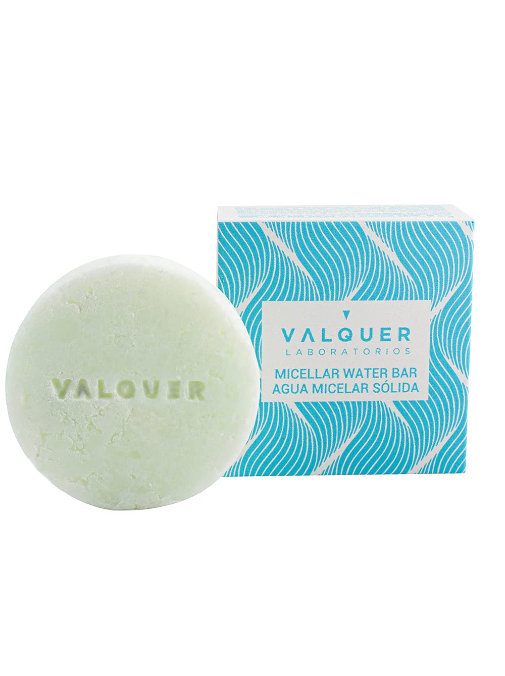 Valquer solid micellar water. Without Soap Without Plastics, organic and natural facial cleanser 50 g (all skin types)