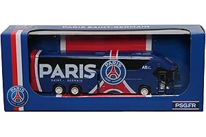 SOCKERS Paris Saint-Germain Official Collectible Miniature Team Bus – Premium Die-Cast Soccer Bus Toy with Friction-Power Engine – Pull-Back & Go – Licensed Football Merchandise & Fan Display Model