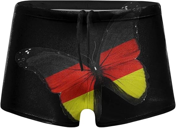 Amazon Co Jp ドイツの旗蝶 水着 メンズ 競泳水着 ファッション 男性 スイムウェア 水泳 競泳用 フィットネス用 水泳パンツ 服 ファッション小物
