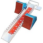 Ribowri Starting Blocks for Track and Field, Aircraft-Grade Aluminum, Heavy Duty, 25 Inch, 6 Adjustable Angles, Sprint Pedal