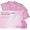 Yeokoe Under Eye Patches for Dark Circles,Puffy Eyes,20 Pairs Face Masks SkinCare With Niacinamide and Rose for Rehydrated