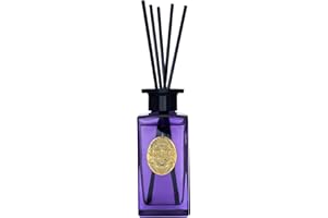 M&SENSE 6.3 oz Large Reed Diffuser Set | Lavender Eucalyptus Scent Oil Diffuser with Sticks | Hotel Collection Non-Toxic Essential Oil |for Bedroom Bathroom Living Room