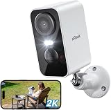 ieGeek 2K Wireless Security Camera Outdoor Rechargeable Battery Color Night