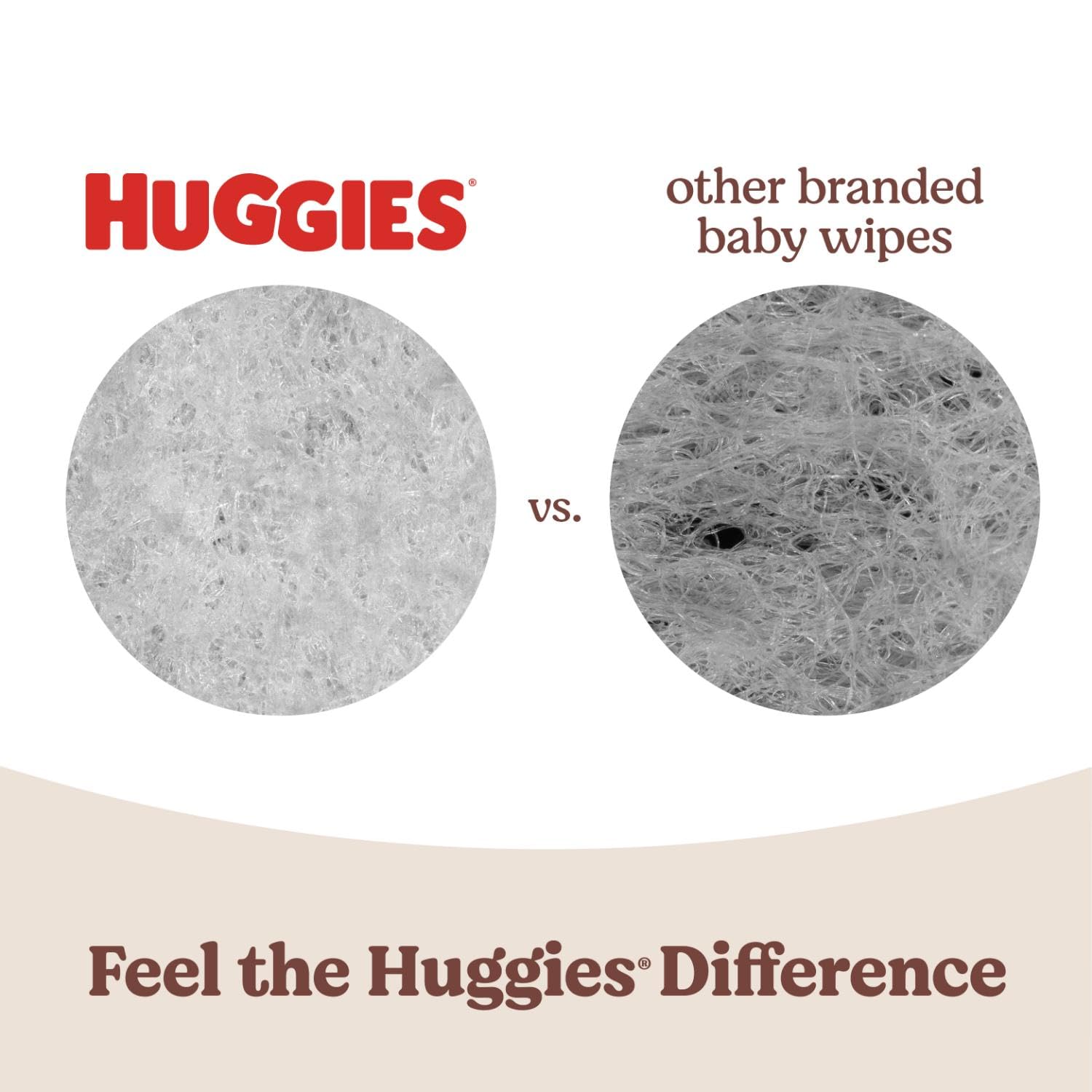 HUGGIES Nourish Scented Baby Wipes, 10 Push Button Packs (560 Wipes Total)