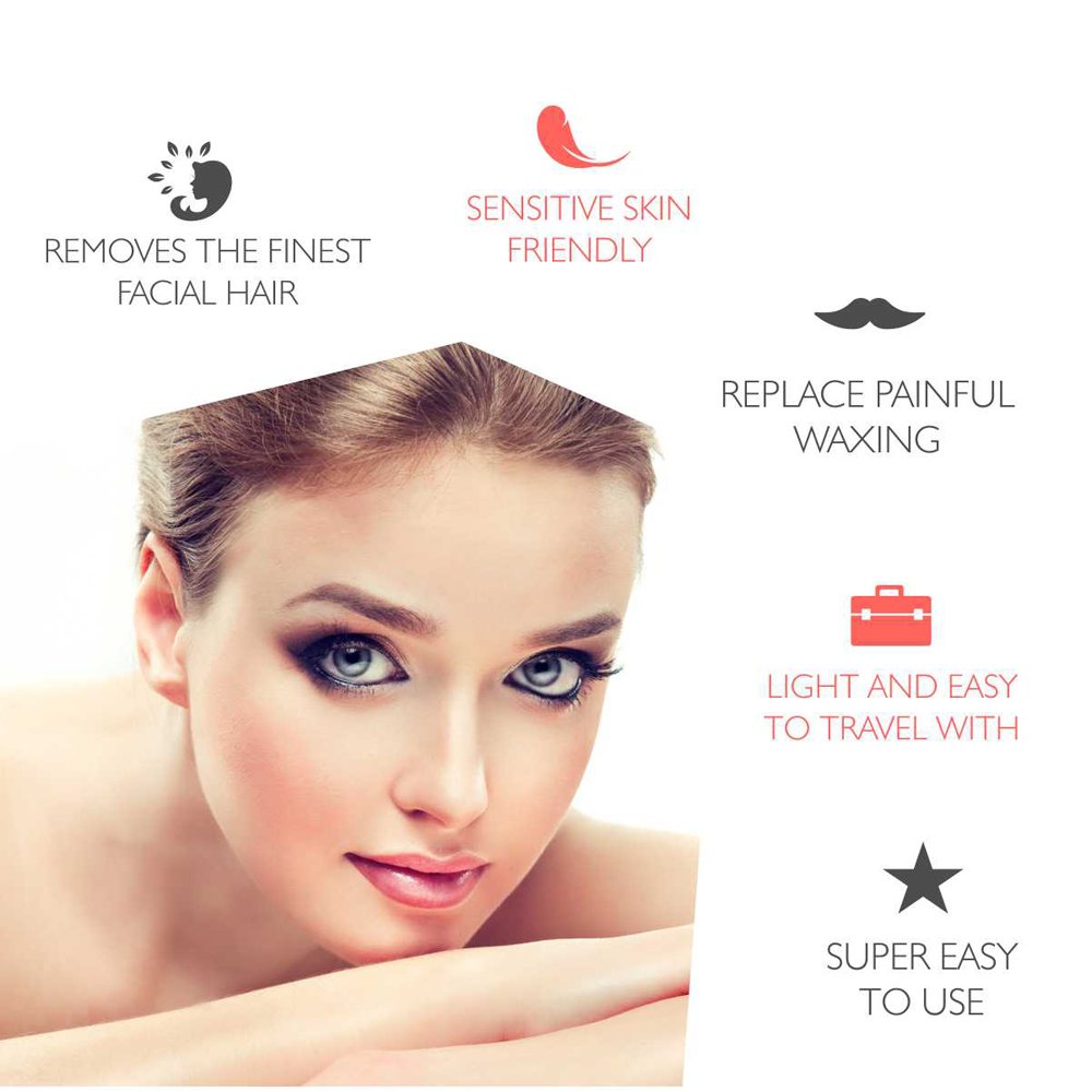 NEW Facial Hair Epilator, Hair Remover and Threading Tool all in ONE!