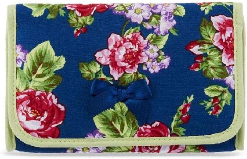 NaRaYa Rose Printed with Mirror Cosmetic bag Travel
