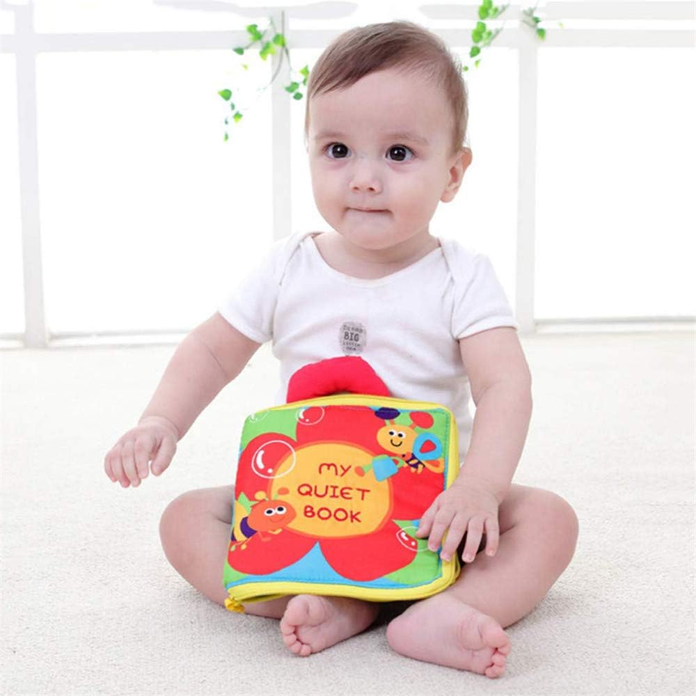 G-Tree Baby Quiet Book, Ultra Soft Touch and Feel Cloth Book - Image 4