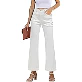 GRAPENT Womens Flare Jeans High Waisted Wide Leg Baggy Jean for Women Stretch Denim Pants