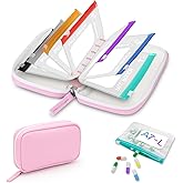 Timueetech A7 Waterproof Pill Organizer with 7 PCS L Size Zippered Pill Pouches for A7 Binder, Large BPA-Free Weekly Medicine Organizer, Color-Coded Reusable Travel Pill Storage System