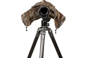 LensCoat Camouflage Camera Lens Rain Water Cover Sleeve Protection Raincoat 2 Standard, Realtree Max5 (lcrc2sm5)