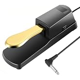 Musiin Universal Keyboard Piano Sustain Pedal(Gold)