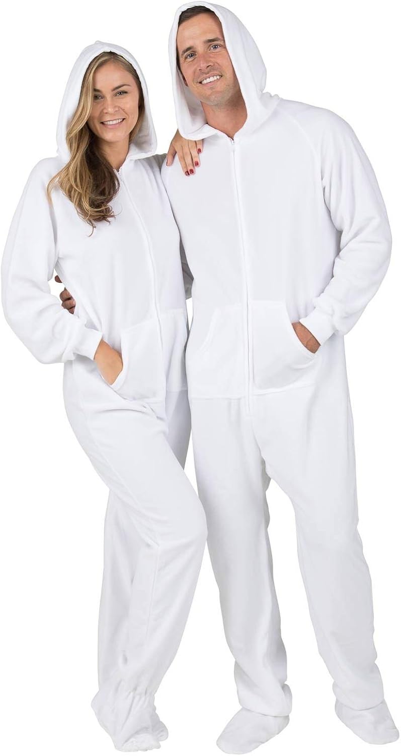  Adult Fleece Hoodie Onesies OnePiece Pajama Jumpsuits for Men and