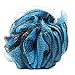 Modern Skin Labs  Loofah Shower Pouf Pack with 4 Mesh Sponge Scrubbers and Hanging Hooks