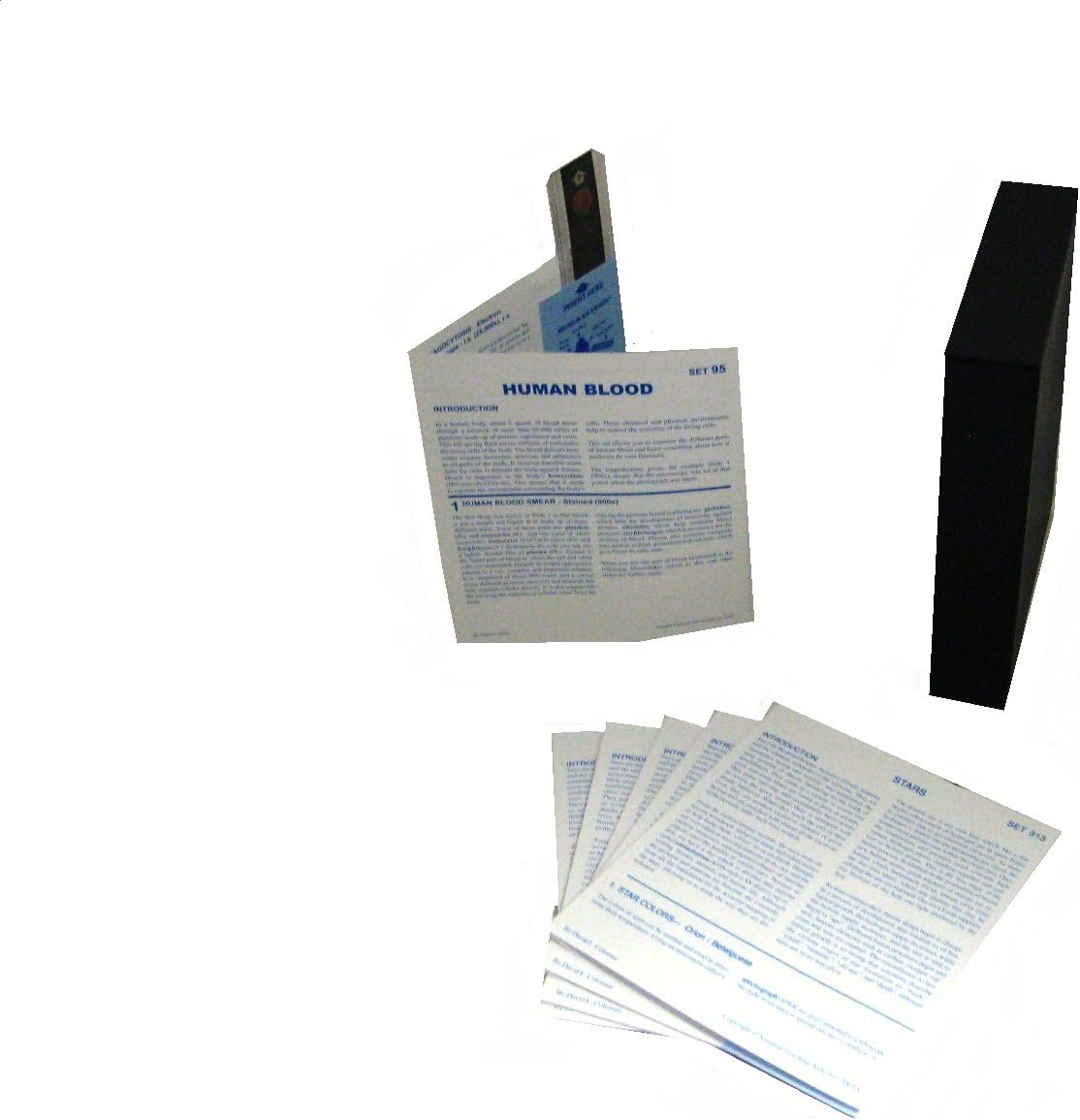 American Educational Microslide Human Blood Lesson Plan Set (Box of 15)