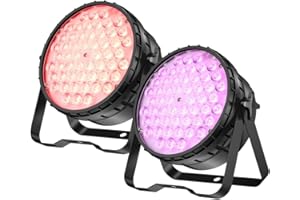 Stage Lights BETOPPER 54x4W High CRI Par Light, CRI/RA>90 RGBW 4in1 Ultra-Bright LED Stage Lighting, Up to 5000 Lm, Party Dis