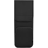 CaZLUTION Slim Neoprene Keyboard Sleeve Case for Wireless Keyboards (Fits 5.9" x 15.5" up to 5.9" x 17.7"), Protective Travel Storage with Mouse Pocket - Black
