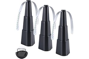 TECOART Fly Fans for Tables, Keep Flies Bugs Away Fly Repellent Outdoor Indoor Portable Outdoor Picnic Fan, Batteries Powered Table Fly Fan for Party, Restaurant, Kitchen and Barbecue, 3 Pack